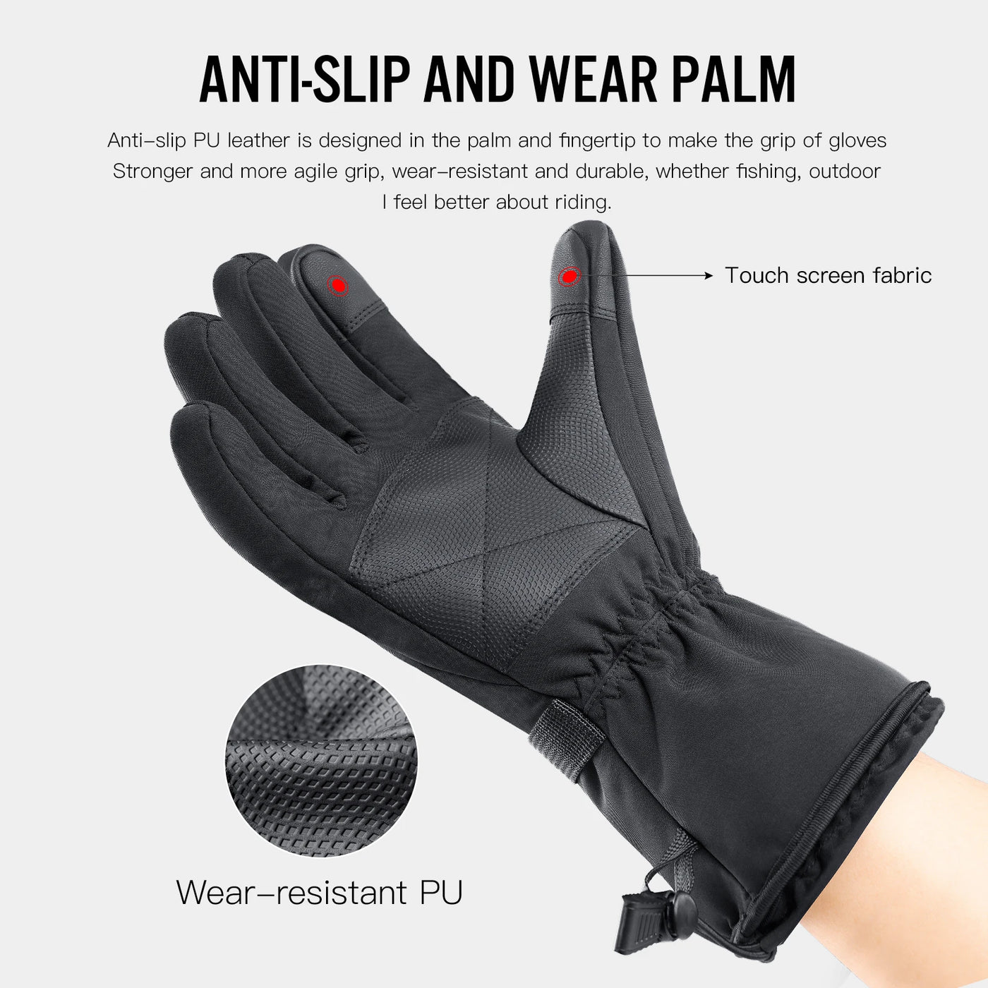 HeatPro® Battery-Operated Heated Gloves - Unisex